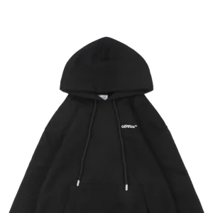 Off-White Wavy Arrow Embroidered Hoodie