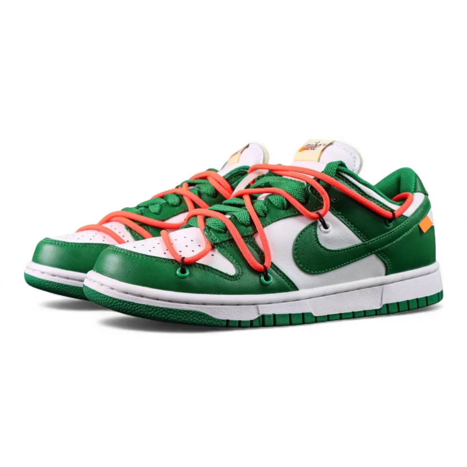 Off-White x Dunk Low 'Pine Green'