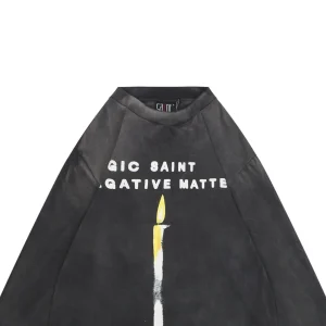 Saint Michael Candle Graphic Vintage Washed Shirt