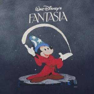 Saint Michael Fantasia Mickey Printed Crewneck Sweatshirt Front view