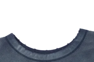 Saint Michael Fantasia Mickey Printed Crewneck Sweatshirt Collar