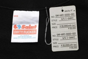 Saint Michael Gradient Logo Crewneck Sweatshirt Brand label