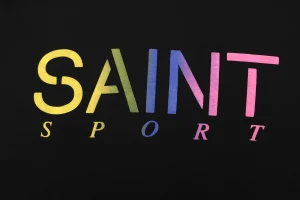 Saint Michael Gradient Logo Crewneck Sweatshirt Front Print