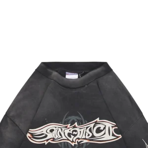 Saint Michael Spider Web Graphic Shirt