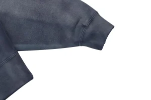 Saint Michael Vintage “Saint Power” Heart Graphic Crewneck Sweatshirt Cuff