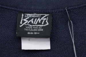 Saint Michael Vintage “Saint Power” Heart Graphic Crewneck Sweatshirt Brand label