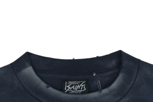 Saint Michael Wolf & Nails Graphic Shirt Collar