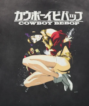 Saint Michael x Cowboy Bebop “Ballad of Fallen Angels” Vintage Wash Shirt Front Print