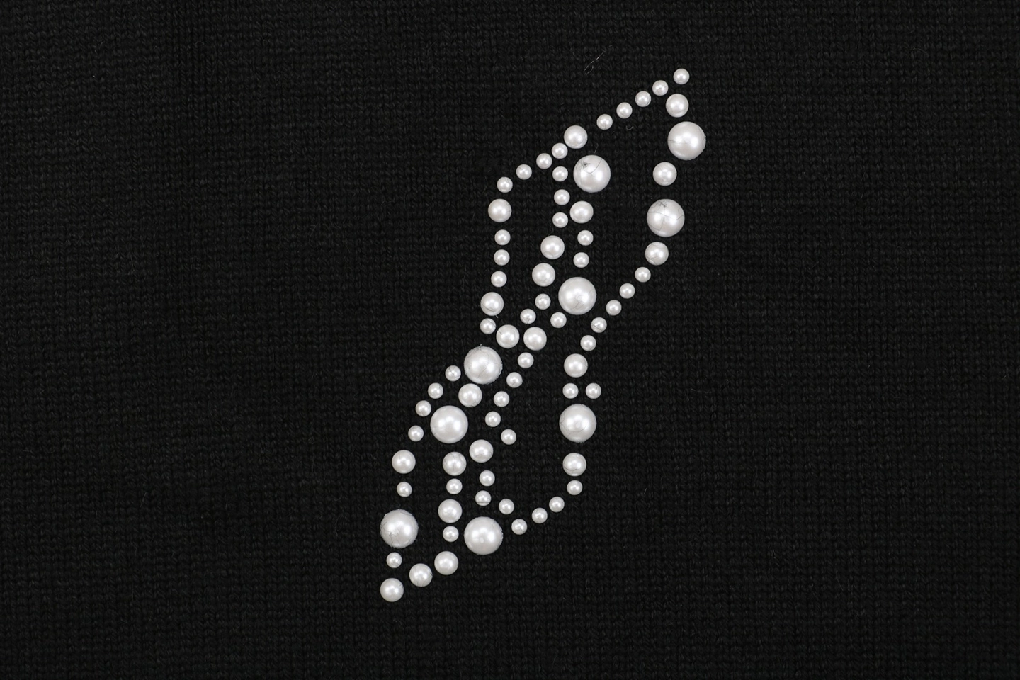 We11done Pearl W Logo Cotton Cardigan Black Brand