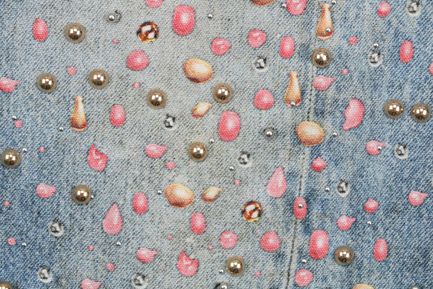 Acne Studios Minami-Aoyama Exclusive 3D Studded Denim Pants