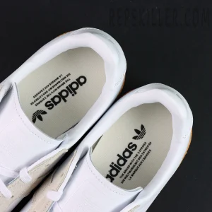 Adidas BW Army “White Chalk” insole view with adidas Trefoil branding