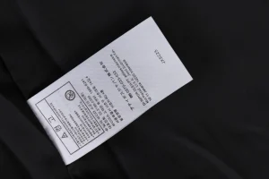 Adidas Three-Stripe Hooded Down Jacket Wash label