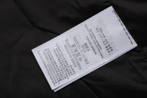 Adidas Three-Stripes Hooded Long Down Jacket Black Wash label