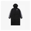 Adidas Three-Stripes Hooded Long Down Jacket