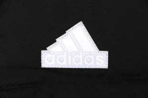 Adidas Three-Stripes Hooded Long Down Jacket Black Brand