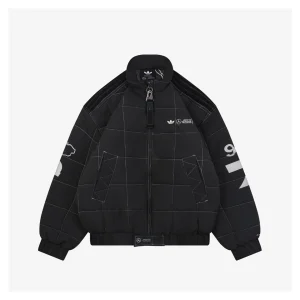 Adidas × F1 Mercedes Stand Collar Racing Jacket Front view