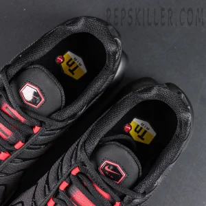 Nike Air Max Plus “Sith Lightsaber” tongue and inner lining close-up