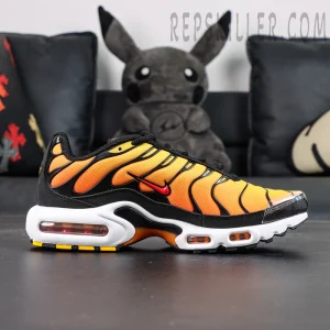 Nike Air Max Plus “Sunset” colorway side profile view