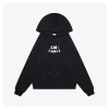 Ami Embroidered Letter Patch Hoodie
