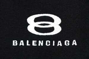 Balenciaga Colorblock Wide-Leg Runway Pants Brand Print