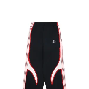 Balenciaga Colorblock Wide-Leg Runway Pants