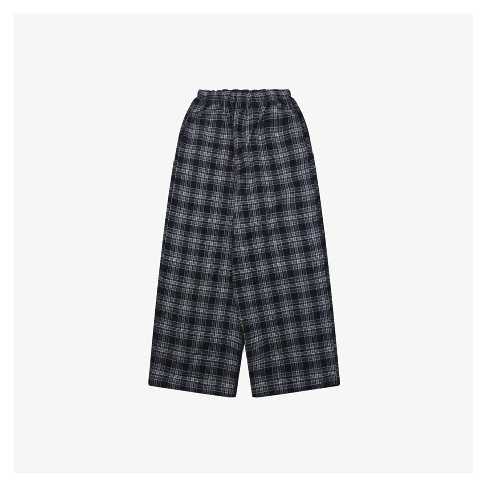 Balenciaga Front & Back Panel Plaid Pants Front view
