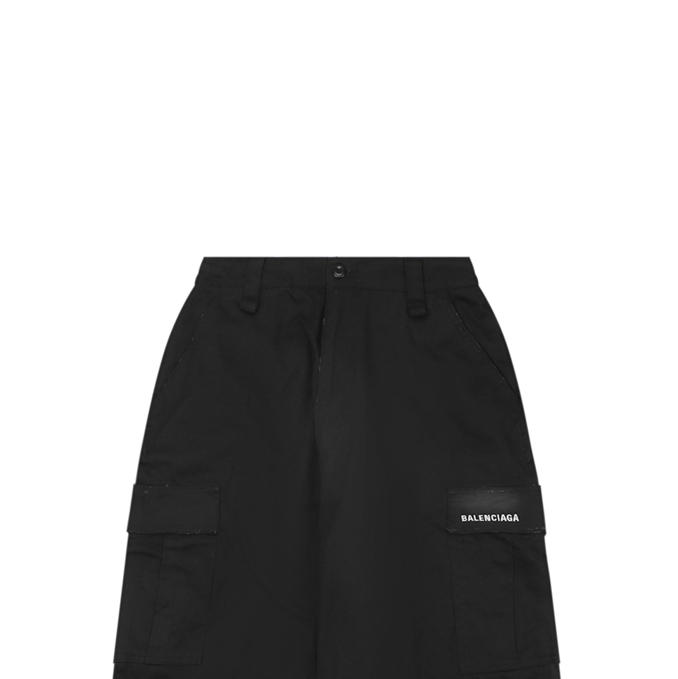 Balenciaga Pocket Logo Panelled Cargo Pants
