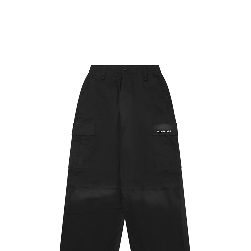 Balenciaga Pocket Logo Panelled Cargo Pants