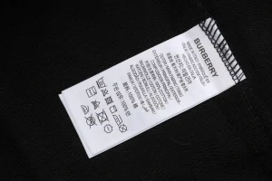 Burberry Double Letter Print Crewneck Sweatshirt Black Wash label