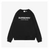 BBry Double Letter Print Crewneck Sweatshirt (Black/White)