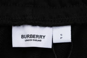 Burberry Embroidered Equestrian Knight Logo Sweatpants Wash label