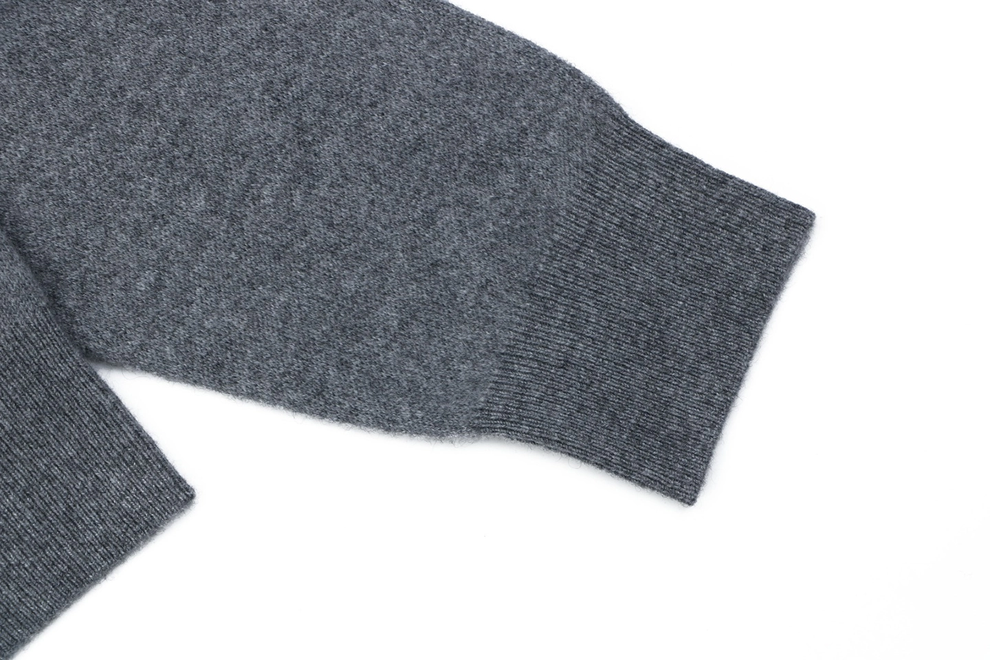 Burberry Tonal Equestrian Knight Embroidered Crewneck Sweater Cuff