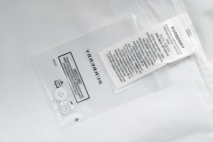 Burberry Tonal Equestrian Knight Embroidered Shirt White Wash label