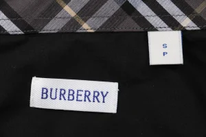 Burberry Tonal Equestrian Knight Embroidered Shirt Black Brand label