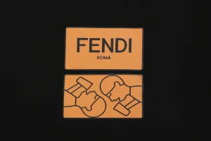 Fendi × Heytea Collaboration Crewneck Sweatshirt Brand Print
