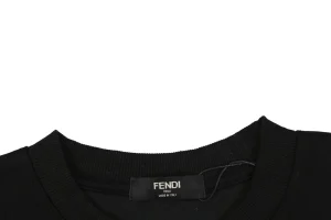 Fendi × Heytea Collaboration Crewneck Sweatshirt Collar