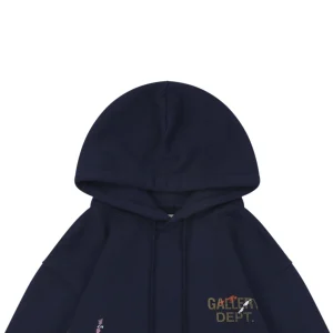 Gallery Dept Hand-Painted Graffiti Letter Hoodie