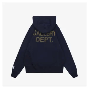Gallery Dept Hand-Painted Graffiti Letter Hoodie Back view