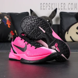 Nike Kobe 6 Protro Kay Yow outsole detail featuring honeycomb traction pattern and Kobe logo