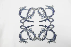 L Wave Anagram Print Crewneck Sweatshirt Front Brand