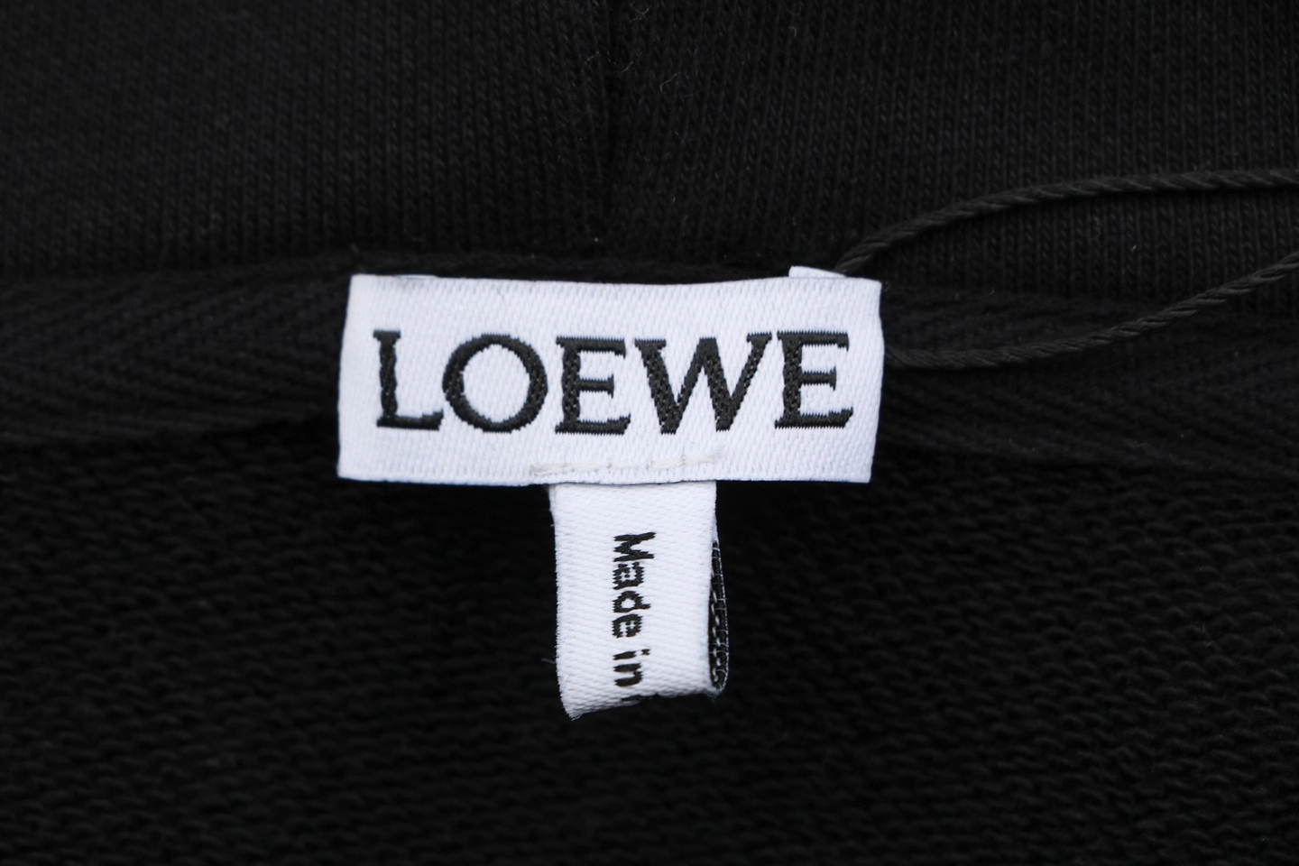 Loewe Anagram Embroidered Contrast Stitch Hoodie Brand label