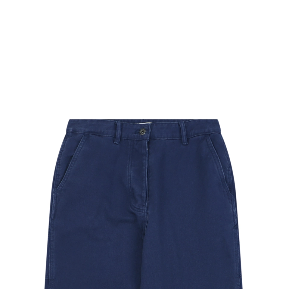 Miu Miu Washed Blue Workwear Pants