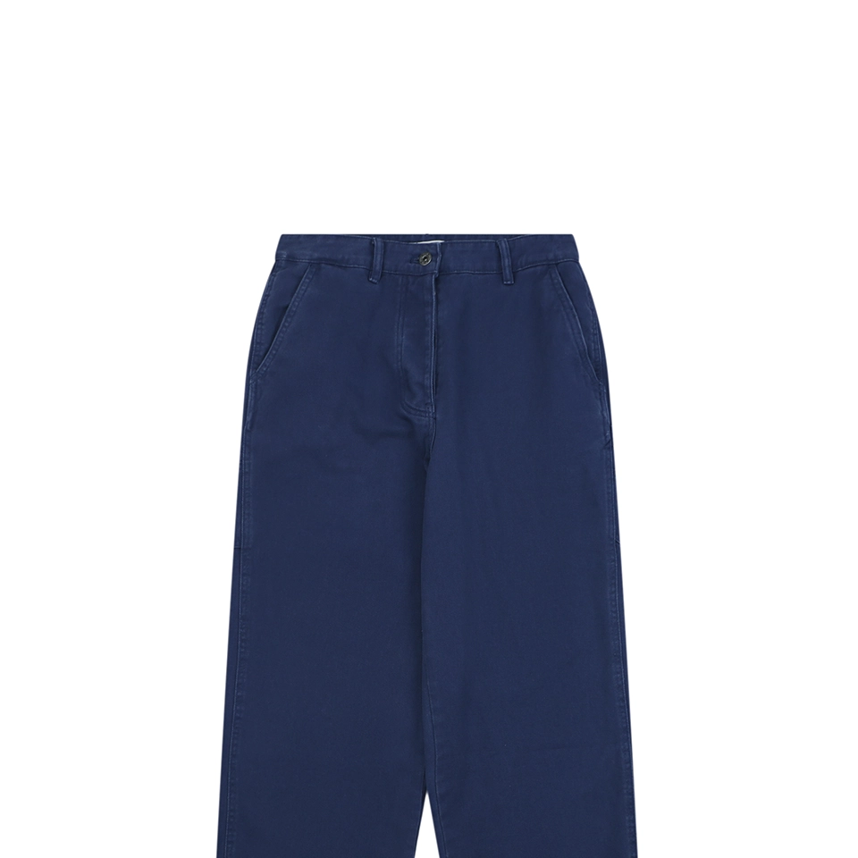 Miu Miu Washed Blue Workwear Pants