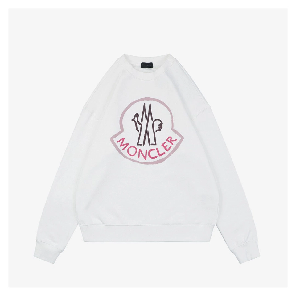 Moncler 3D Puff Logo Crewneck Sweatshirt Front view