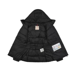 Moncler Avoce Short Slim-Fit Hooded Down Jacket Black Lining