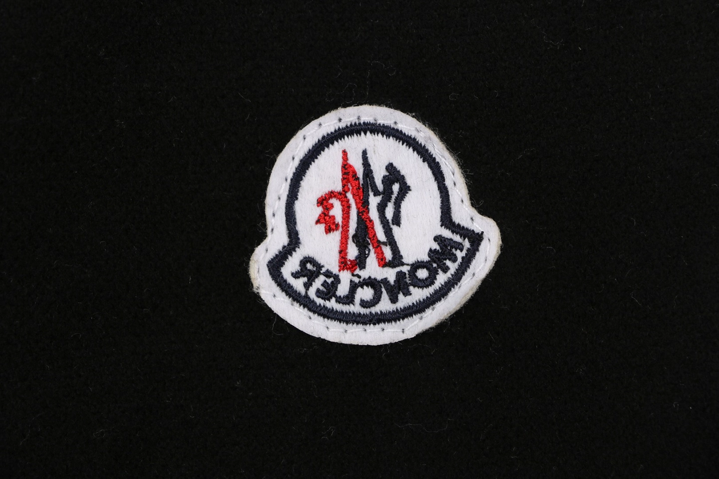 Moncler Logo Drawstring Wool-Blend Tapered Pants Black Brand