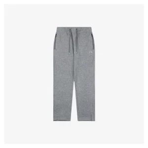 Moncler Logo Drawstring Wool-Blend Tapered Pants Grey Front view