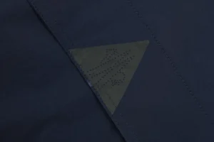 Moncler Multi-Pocket Utility Detachable Sleeve Jacket Blue Brand label