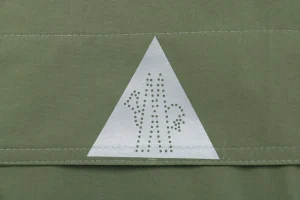 Moncler Multi-Pocket Utility Detachable Sleeve Jacket Green Brand label