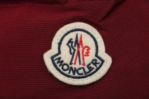 Moncler Rouge Hooded Down Jacket #MX-30 Red Brand label